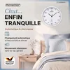 MONZANA® Horloge murale radio pilotée à quartz silencieuse Voir les images du produit 2