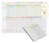 Urlaubsplaner 2027 A1 Bunt Wandkalender XXL – Produktbild-Vorschau 1