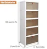 Faltbarer Kleiderschrank Organizer - Kunststoff Produktbild-Vorschau 1