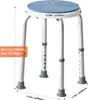 SucceBuy Duschstuhl, 360¡ã drehbarer Sitz, Produktbild-Vorschau 7