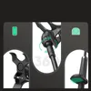A collage of three close-up images showing different parts of a phone holder. Podgląd zdjęcia produktu