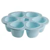 Beaba Multiportions aus Silikon 6 x 90 ml windisches blau; Produktbild-Vorschau 3