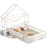 Traumhaftes Kinderbett mit Sicherheitsgitter & Haus-Design, Produktbild-Vorschau 5