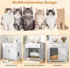 COSTWAY Katzenschrank für Katzentoilette, Katzenklo Schrank Produktbild-Vorschau 4