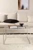 Couchtisch Netz Beige Quadratisch mit Ablagefläche aus Produktbild-Vorschau 1