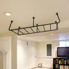 Sprossenwand Slim 55 cm, Deckenmontage, Schwarz Produktbild-Vorschau 5