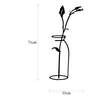 Wallity, Flower In The Vase, dekoracja ścienna, czarny, Podgląd zdjęcia produktu 6