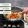Qulinart Edelstahl Bratpfanne mit Antihaftbeschichtung und Produktbild-Vorschau 3
