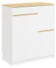 SoBuy Küchenschrank FSB111-WN mit Holzdekor-Decke und weißen Türen in 38x80x90 cm Anteprima dell’immagine prodotto