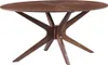 Miliboo - Ovaler Esstisch im Design Nussbaum L160 cm DIELLI Produktbild-Vorschau 3