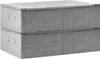Úložné boxy 2 ks textil 70 x 40 x 18 cm šedé Náhled obrázku produktu 4