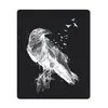 MuchoWow® Mauspad Mousepad Krähe - Vogel - Schwarz - Weiß Produktbild-Vorschau 1
