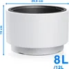 Prosperplast s.r.o. Pot de fleurs avec insert HEOS blanc Voir les images du produit 6