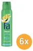 6x Fa Deospray - Caribbean Lemon, 150 ml Productafbeelding-voorbeeld 2