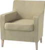 Dekoria Bezug für Karlstad Sessel (hoch), beige-creme, Produktbild-Vorschau 1