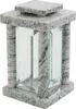 Lampada da tomba quadrata arrotondata in granito Viscont Anteprima dell’immagine prodotto 1