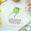 Mr. & Mrs. Panda Postkarte 2. Geburtstag - Weiß - Geschenk, Produktbild-Vorschau 2