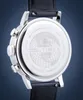 The back of a Timex watch with a black leather strap. Podgląd zdjęcia produktu