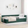 vidaXL Eckbettgestell mit Kopfteil Dunkelgrün 90 cm x 190 Produktbild-Vorschau 2