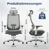COLAMY Ergonomischer Netz-Bürostuhl, Produktbild-Vorschau 6