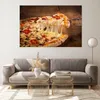 Bilder auf glas - Pizza Käse Tomaten - 120x80cm - Produktbild-Vorschau 7