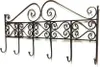 Vintage Garderobe Kleiderhaken Schwarz Amrusha 62cm groß Produktbild-Vorschau 4