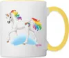 Spreadshirt Schleich Bayala Regenbogeneinhorn Tasse Produktbild-Vorschau 1