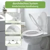 banjado Familien WC Sitz weiß mit Absenkautomatik und Motiv Produktbild-Vorschau 4