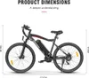 EBike Elektrofahrrad,26 Zoll Fahrrad Elektro mit 21-Gang Produktbild-Vorschau 7