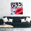 Leinwandbild abstraktionen - rot 60x60 cm Feeby rot Produktbild-Vorschau 2