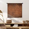MuchoWow® Wandteppich Wandbehang Leder - Textur - Braun - Produktbild-Vorschau 6
