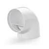 NABER R-RBV flow 150 curva per tubi a 90° / bianco / 150 mm Anteprima dell’immagine prodotto 1