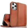 NALIA Custodia flip in vera pelle per iPhone 15 Pro, cover Anteprima dell’immagine prodotto 1