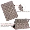 Pro Xiaomi Mi Pad 5 / 5 Pro 11.0 Brown Faux Leather Case Náhled obrázku produktu 4