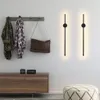 ZMH dvojitá LED nástenná lampa do interiéru, 60 cm, čierna, Náhľad obrázku produktu 6