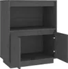 vidaXL Sideboard Grau 60x34x75 cm Massivholz Kiefer Produktbild-Vorschau 6