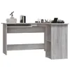 vidaXL Bureau d'angle Gris Sonoma 120x140x75 cm Bois Voir les images du produit 4