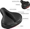 WELLGRO breiter Fahrradsattel - Cityrad Sattel - Produktbild-Vorschau 6