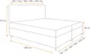 Postel boxspring s úložným prostorem BRIGITA - 160x200, Náhled obrázku produktu 3