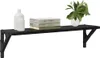 vidaXL Wandplanken, 2 stuks, zwart, eikenlook, 60 x 15 x Productafbeelding-voorbeeld 3