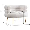 Liegesofa Bouclé-Sessel Polstersessel Lounge-Sessel Produktbild-Vorschau 6