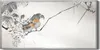 Dekor Leinwand Uhr Wandbilder 60x30 Malerei Asiatischer Produktbild-Vorschau 1