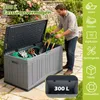 Skrzynia ogrodowa COSTWAY 300L, skrzynia na poduszki z Podgląd zdjęcia produktu 4