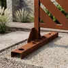Parete divisoria «Kekan» in acciaio Corten 180 x 120 cm, Anteprima dell’immagine prodotto 8