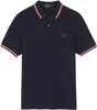 Fred Perry Twin Tipped Polo Navy Produktbild-Vorschau 18