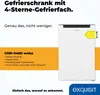 Exquisit Gefrierschrank GS81-040D weiss | Standgerät | 87 l Produktbild-Vorschau 2