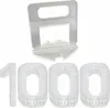Set di sistemi di livellamento per piastrelle 1000 clip 500 Anteprima dell’immagine prodotto 4