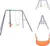 vidaXL Schaukelset mit 3 Sitzen Stahl -  Schaukeln & Produktbild-Vorschau 1