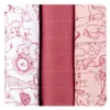 xkko Couches en coton Old Times Organic, set de 3 Mesa Rose Voir les images du produit 2