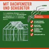Serre de jardin en aluminium 5,85m³ abri extérieur de Voir les images du produit 4